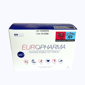 Boîte de 6 tampons Europharma sans ficelle