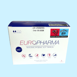 Boîte de 6 tampons Europharma sans ficelle